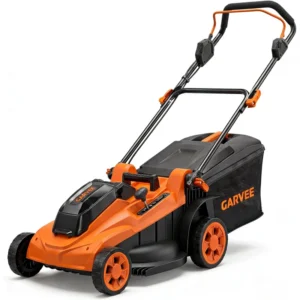 40V Cordless Lawn Mower, 17-Inch Battery Powered Push Lawn Mower