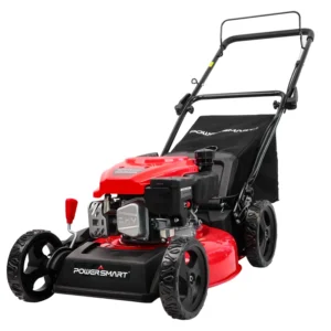 PowerSmart 18" Gas Lawn Mower, 144cc 4-Cycle Engine, 6-Level Height Adjustment